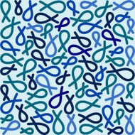 Blue fish pattern background N2