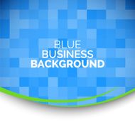 Abstract 3D business blue background