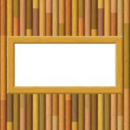 Wooden Framework on a Wall N9