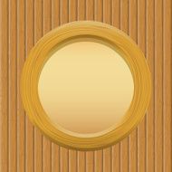 Wooden Framework with Paper on a Wall N8