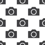photo camera vector seamless pattern