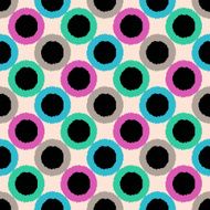 seamless colorful circle dots pattern N2