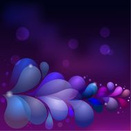 Abstract background with colored drops eps10