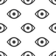 eye vector seamless pattern