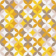 Abstract round pattern Based on Traditional Japanese Embroidery N2