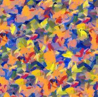 Orange red blue yellow abstract seamless pattern oil texture painting