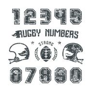 Rugby numbers for t-shirt N3