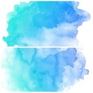 Set of Colorful water color painting background N358