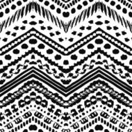 Hand drawn painted seamless pattern Vector illustration N93