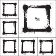 Vector Grunge Shapes Set N3