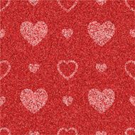 textured red seamless pattern with hearts N2