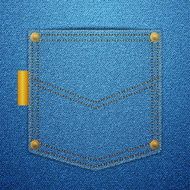 denim back pocket