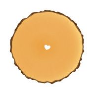 Tree rings with heart Wooden texture