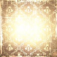 Grunge floral paper background N10