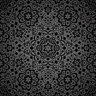 Ornamental seamless lace pattern
