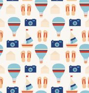 Light seamless adventure background N2