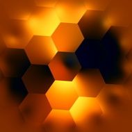 Abstract Hexagonal Background Glowing Light Effect Beautiful Modern Backgrounds Mosaic