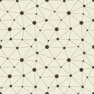Abstract seamless pattern with circles Vector illustration N4