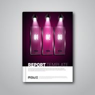 Modern abstract brochure or book N7