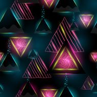 Triangle seamless pattern Geometric background N5
