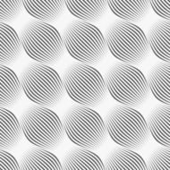 Gray ornament diagonal bulging shapes N2
