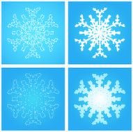 Foamy snowflakes 03