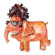 elephant in sunglasses