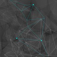 abstract background with black triangles