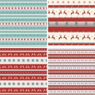 seamless Christmas patterns