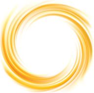 Vector swirling backdrop vivid yellow color N8