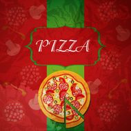 Pizza Menu Template Vector Illustration N4