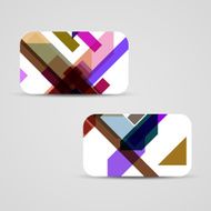 Vector business-card set for your design N477