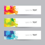 Paint Style Colorful Banner N2