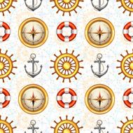 Marine seamless pattern N12