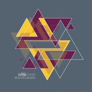 Abstract background with triangles N46