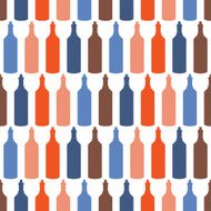 Seamless pattern with wine bottles N11