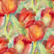Watercolor Flowers N166