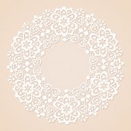 Ornamental round lace pattern N32