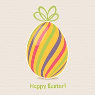 Greeting card with Easter egg N3