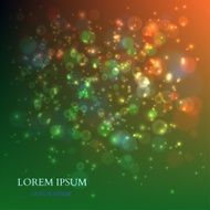 Abstract Colorful Background with Magic Particles Vector N9