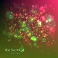 Abstract Colorful Background with Magic Particles Vector N10