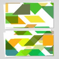Vector business-card set for your design N478