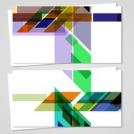 Vector business-card set for your design N479