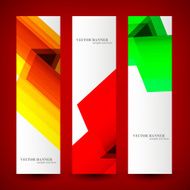 Set banner abstract illustration N15