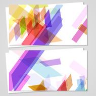 Vector business-card set for your design N480