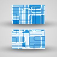 Vector business-card set for your design N481