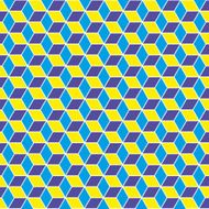 Optical effect - Square Illusion Geometric pattern N3