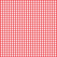 Seamless retro white-red square tablecloth