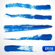 Blue Watercolor Vector Brushes