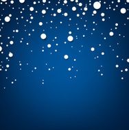 Snow blue abstract background